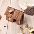 Hamster Wooden Hideout House - Natural Climbing Play Hut for Dwarf Hamster, Small Mouse, Rat, and Gerbil