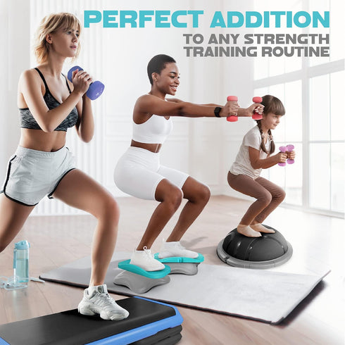 Yes4All Neoprene Coated Dumbbell Hand Weight Sets of 2 - Multiple Weight Options, 15 Colors, Anti-roll, Anti-Slip.