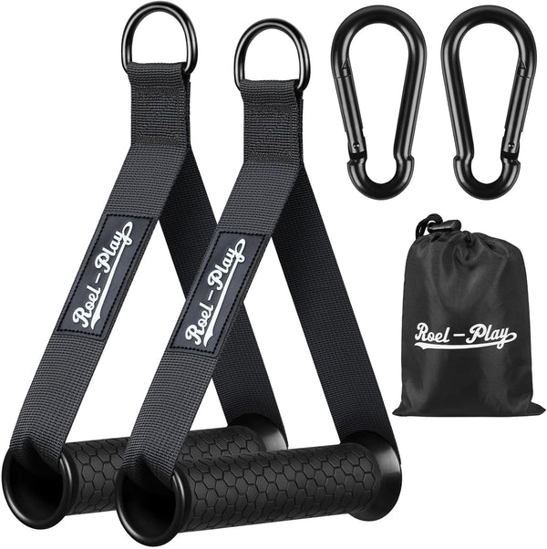 Gym Exercise Handles, Replacement Equipment for Strength Trainer, Cable Machine, and Resistance Bands