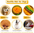Pet Snuffle Mat for Dogs, Large Hedgehog Puzzle Toy with Squeaky Mushrooms, Portable Indoor/Outdoor Digging Mat