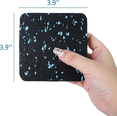 Luwint Treadmill Mat Pads, Rubber Foam Padding for Sound Isolation, Anti Vibration, Noise Reduction Floor Protection