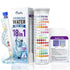 Pawfly 18 in 1 Drinking Water Test Kit, 125 Strips for Home Water Quality Testing in Aquarium, Spa, Pool, Tap Water