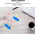 2 Sets Kisangel Miniature Nautical Ornaments DIY Kit Including Life Buoy and Boat for Aquarium Decoration and Fairy