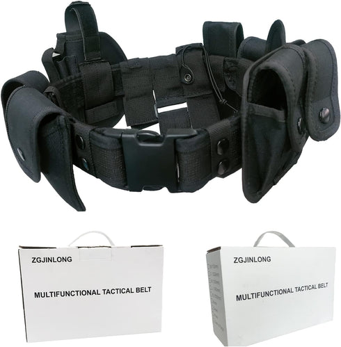 ZGJINLONG Tactical Utility Belt,Versatile Police Security Guard Military Modular Equipment System Molded Duty