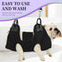 PatiencET Dog Grooming Hammock for Nail Trimming - Small Dogs Hanging Harness Sling (Black S)