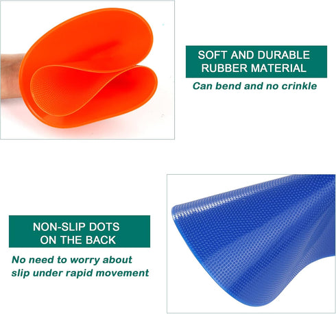 SIFENYU 4Inch 9 Inch 12/18/24/36 Poly Spot Markers for Gym Floor Poly Spots, Pcs Round Non-Slip Rubber Floor Dots