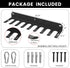 Wall Mount Baseball Bat Rack, Holds 16 Bats, Heavy Duty Organizer for Home Gym Sports Equipment