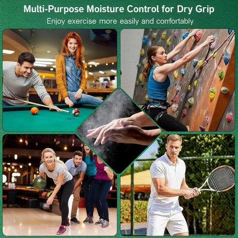 Pack 4Pcs Housoutil Billiard Talcum Powder Portable Talc Bags for Pool Hand Drying and Improved Grip Billiards