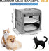 2 45 Lbs, Suertree Cat Carrier for Cats, Pet Travel Carrier for Cats and Small Dogs Up to Bowls, and Locking Zippers