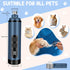 Javtoku 3 Trimmers Dog Nail Grinder Electric Powerful Speeds Dog Nail Clippers with Lights Quiet Cat Nail Clipper