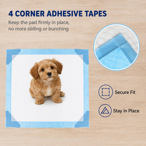 5-Layer (Regular22*22, Count, 40) Dog Padswith Adhesive BackingFixed, Leak-Proof Super Absorbent, Quick-Dry Surface