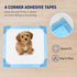 5-Layer (Regular22*22, Count, 40) Dog Padswith Adhesive BackingFixed, Leak-Proof Super Absorbent, Quick-Dry Surface