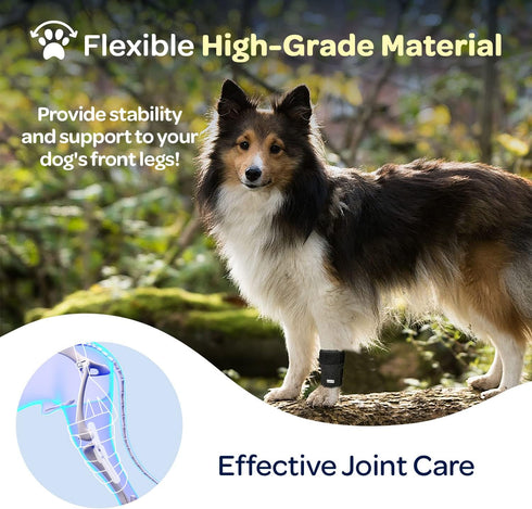 Labra Dog Front Leg Compression Wrap for Hygromas, Lick Granulomas, Pressure Sores, Large/Extra Large