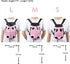 Dog Carrier - Pink Legs Out Front Pet Carrier Backpack - Comfortable Puppy Bag with Shoulder Strap for Travel Hiking