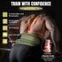 2-in-1 36.7 MANUEKLEAR Weightlifting Belt & Dip Belt with IN Rope, Double-Layer Weight Lifting Belts, Powerlifting Gym