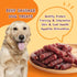 10.6 oz Jungle Calling Soft Beef Sausage Dog Treats, Grain-Free High Protein Tender Beef Jerky, Easy to Chew Training