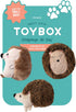 FRINGE STUDIO Pet Toy, Small Dog Toy Set, Hedgehogs, 3 Pieces