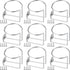 Shimeyao Stainless Steel Wall Mounted Cup Drink Holder, Universal Cup Holders for Boat, Marine, RV, 9 Pcs
