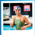 Sporti Silicone Swim Cap with Graphic Design, Non Slip Swimming Cap, Easy Wear and Removal
