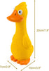 CHIWAVA 2 Pack 7.9 Inch Squeak Latex Dog Toy, Yellow Duck Interactive Play for Small and Medium Dogs