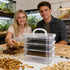 Genrico 4 Flour Breeding Kit Breeding Kit with Mesh of Levels | for with Handle | for Sugar Petaurus, Reptiles