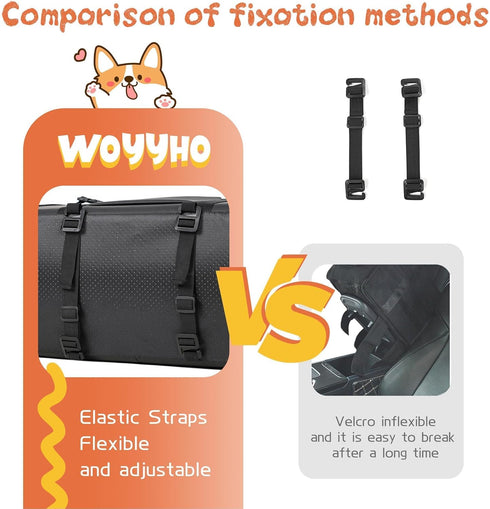 18 lbs >9in) WOYYHO Console Dog Car Seat Luxury Center Console (Width Dog Car Bed Carseat with Soft Cushion and Safety