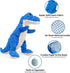 Dinosaur Dog Toy, Blue Plush Squeaky Chew Toy for Small, Large, and Big Dogs, Birthday Dog Toys