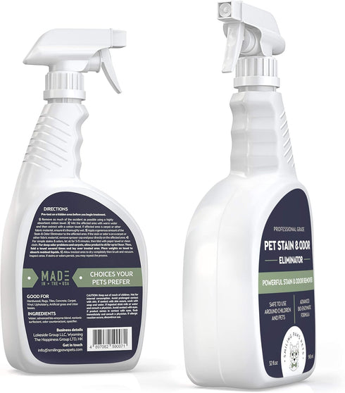 Smiling Paws Pets Cat & Dog Urine Odor Eliminator | Cat Urine Enzyme Cleaner Destroyer | Pet Urine Enzyme Cleaner | Pet