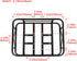 KUAFU Electric Bike Rear Basket - Compatible with Mukkpet GM/GL Series & Suburban, Large Capacity Steel