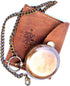 THOR INSTRUMENTS Handmade Nautical Brass Push Open Compass On Chain with Leather Case Pocket Compass Gift Compasses