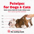Petkin Pet Wipes for Dogs and Cats, 100 Large Wipes for Dirt & Odor Removal, Ideal for Home or Travel