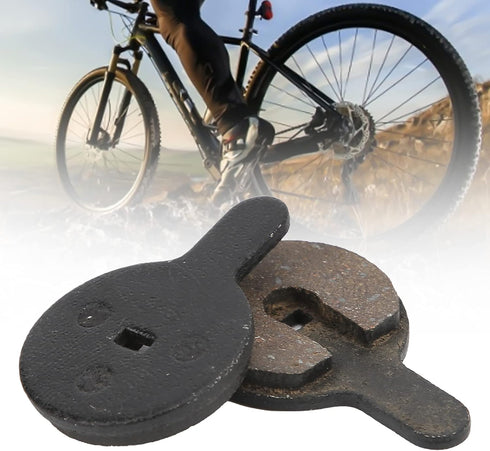 Keenso Bike Brake Pads Set, Shock Proof Resin Semi-Metal Disc Brake Pads Accessory (LE-21R)