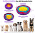 19*19 inch PETCARE Snuffle Mat for Dogs Adjustable Slow Feeder Bowl Interactive Enrichment Puzzle Toys for Small Medium