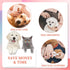 Dog Grooming Hammock, Pet Sling for Cats & Dogs with Security Strap, Nail Trimming Tools Included (S)
