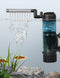 UPETTOOLS Aquarium Filter Fish Tank Filter with Fluid Bed Sponge Filter Multiple