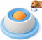 COOAUZ Calming Lick Bowl for Dogs & Cats, Non-Slip Slow Feeder with Rotating