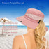 Women's Summer Sun Hat, Beach Hat with Wide Brim, Outdoor UV Protection, Packable Mesh Bucket Hat