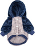 FabriCastle Dog Hoodie Sweater, Ultra Soft and Warm Dog Coat for Small or Medium Dogs, Pet Jacket for Boy or Girl (Grey