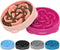 MateeyLife Large Slow Feeder Dog Bowls 2PCS - Anti-Choking Puzzle Non Slip Interactive Dog Feeding Bowls