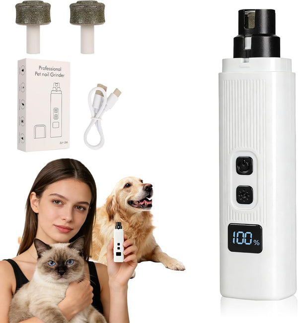 Generic Cat Nail,2-Speed Electric Pet Nail Grinder, Safe Cut Cat Nail Trimmer Rechargeable