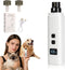 Generic Cat Nail,2-Speed Electric Pet Nail Grinder, Safe Cut Cat Nail Trimmer Rechargeable