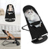 SHIPUNAYE 33 Lbs Pet Rocking Chair, Portable Foldable Pet Rocker Bed, Adjustable Height Removable Multi Color Pets Sofa