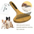 PROBUSINES Bamboo Pet Brush, Dog Dehairing Rake for Knot Detangling, Long-Haired Pet Breed Undercoat Rake for Shedding