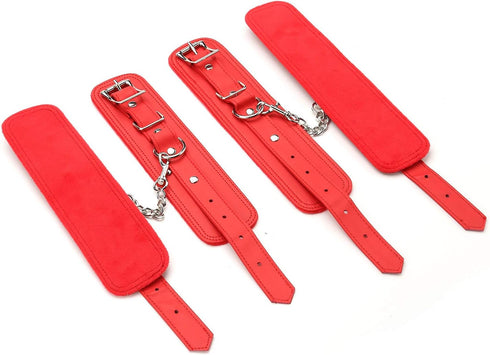 Spreader 2PCS Set, 4pcs Bar Exercise Bar with Adjustable Fur Straps, Portable Exercise Guide Pilates Sports Aid