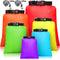 Waterproof Dry Bag Set, 15L+8L+5L+4L+3L+2L Lightweight Sacks with Long Adjustable Shoulder Strap for Kayaking, Rafting,