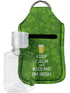 Personalized Kiss Me I'm Irish Hand Sanitizer & Keychain Holder - Small