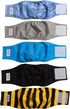 Reusable Dog Belly Bands for Male Dogs - 5 Pack Premium Washable Diapers, XS Size