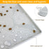Ptlom Anti-Slip Dog Food Mat, Waterproof High-Lips Dog Feeding Mat for Food and Water, Silicone Tray