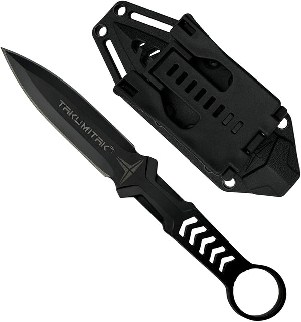 Hunting Survival Knife | 9" Full Tang Fixed Blade Knives Camping Gear with Extra Set of FRN Sheath