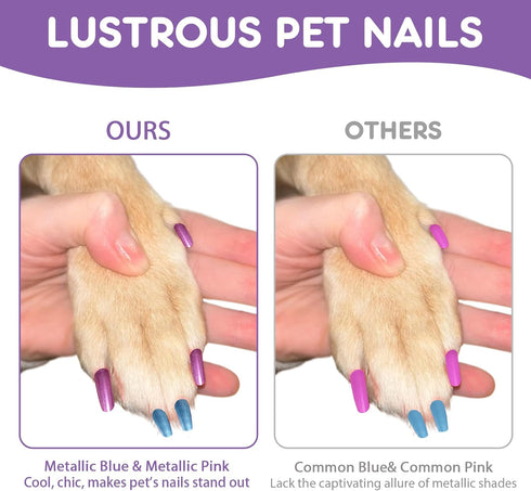 15 Colors Dog Safe Nail Polish Pen - Quick Dry, Pet Nail Polish for Cats/Dogs/Birds/Rabbits, Easy to Apply